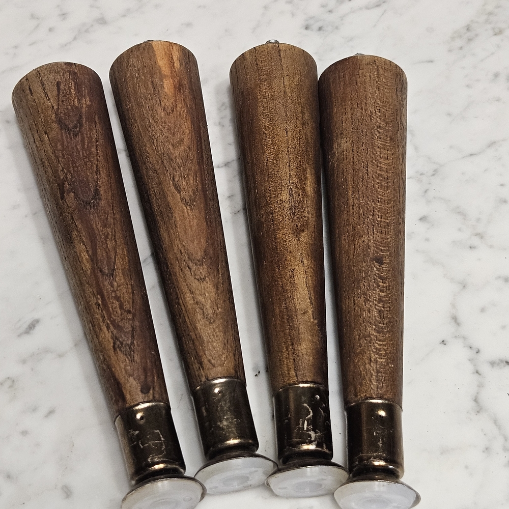 Vintage America Brown Wood Tapered Furniture Legs